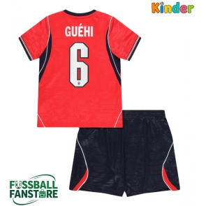 England Marc Guehi #6 Replik Auswärtstrikot Kinder WM 2026 Kurzarm (+ Kurze Hosen)